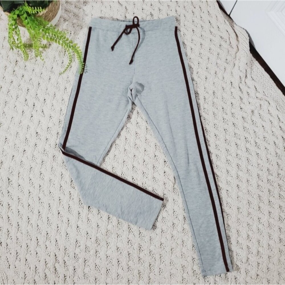 Revamped Athleisure Highwaisted Rayon Joggers with striped sides- Size S
